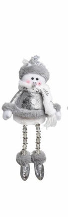 Silver Santa/Snowman Sitter