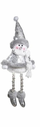 Silver Santa/Snowman Sitter