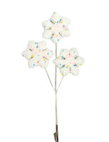 
              12" White Snowflake Sweets Pick Ornament- Set of 4
            