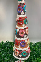 
              21" Gingerbread Donut Tree
            