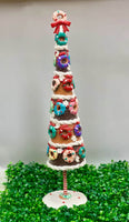 
              21" Gingerbread Donut Tree
            