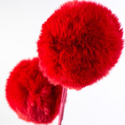 29" Faux Fur Spray: Red