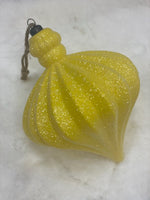 
              Yellow Glitter Onion Ornament
            