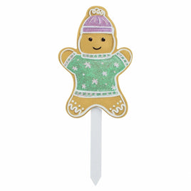 16" Gingerbread Yard Stake