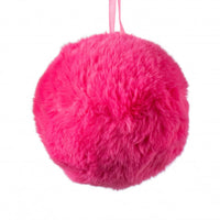 
              6" Hot Pink Faux Fur Ornament
            