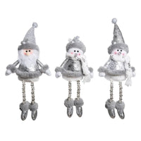 
              Silver Santa/Snowman Sitter
            