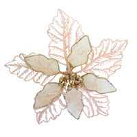 
              9.5" Pink Poinsettia Ornament
            