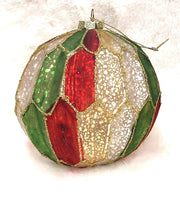 
              Multicolored Glass Ball Ornament
            