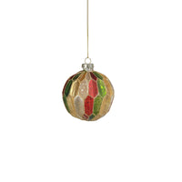 
              Multicolored Glass Ball Ornament
            