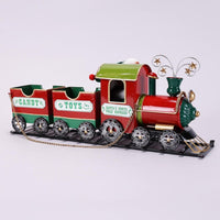 
              Metal Train with Elf Ornament
            