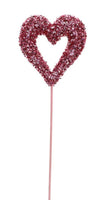 
              Glitter Heart Foam Picks
            