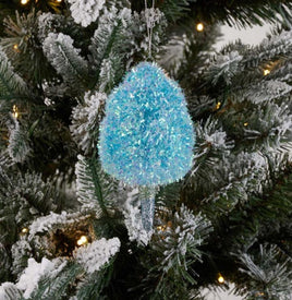 Blue Cotton Candy Ornament