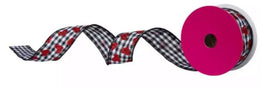 Red Heart Gingham Ribbon-1.5"X6yd