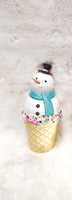 
              Snowman and Santa Ice Cream Cone Decor (Set of 2)
            