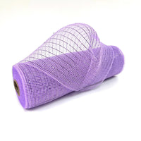 
              10" Lavender Metallic Stripes Deco Mesh
            