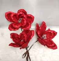 
              Bright Red Foam Flower Picks (Set of 3)
            