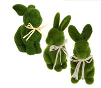 
              Green Flocked Bunnies
            