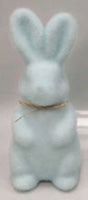 
              Pastel Blue Flocked Bunnies
            