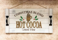 
              Christmas Hot Cocoa Wood Wall Decor
            