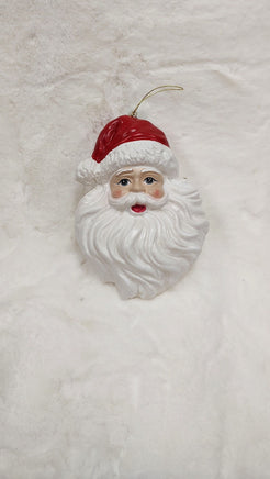 Plastic Santa Head Ornament