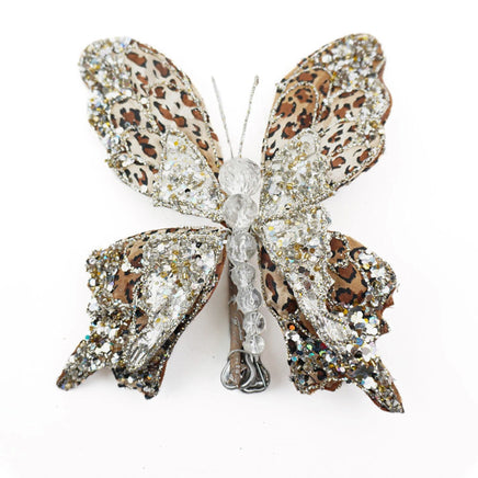 Butterfly Cheetah and Champagne Clip