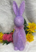 
              16" Flocked Glitter Bunny
            