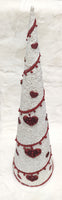 
              Red and White Valentine Cone
            