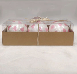 Heart Tabletop Ball Decor Set of 3