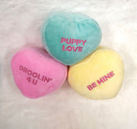 
              Conversation Heart Dog Toys (Set of 3)
            