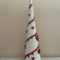 
              Red and White Valentine Cone
            