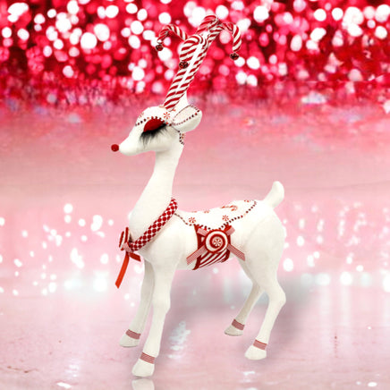 28in White Candy Reindeer