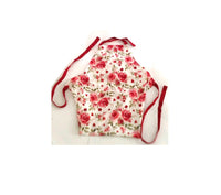 
              Pink & Red Flowered Apron
            