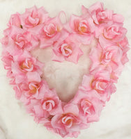 
              Pink Flower Hanging Heart Decor
            