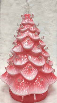 Pink LED Shatterproof Tree