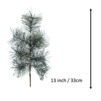 
              Set of 2- Snow Needle Pine Picks
            