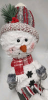 
              Sleigh Riding Bobble Head Snowmen
            