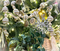 
              5FT Jute Stripe Ball Bead Garland
            