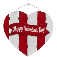 
              Happy Valentine's Day Wood Heart Sign
            