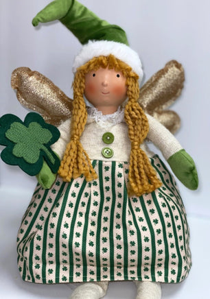 St. Patrick's Day Girl Fairy Shelf Sitter