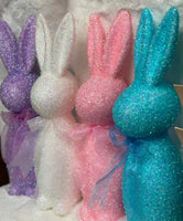 
              16" Flocked Glitter Bunny
            