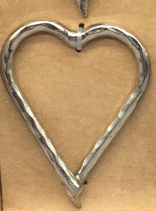 4pk Silver Heart Napkin Rings