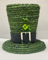 
              Green Straw St. Patricks Day Hat 8.5" Tall
            