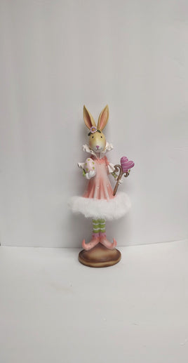 Pink Easter Bunny Decor