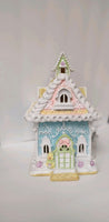 
              Light Up Pastel Easter Gingerbread House
            