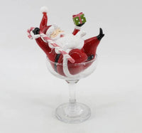 
              Retro Santa in Martini Glass
            