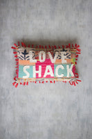 
              Love Shack Kantha Pillow
            