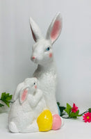 
              Mother Rabbit with Bunny Tabletop Decor
            