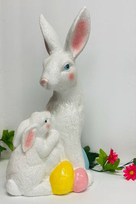 Mother Rabbit with Bunny Tabletop Decor