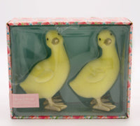 
              Set of 2 Flocked Duck Ornaments
            