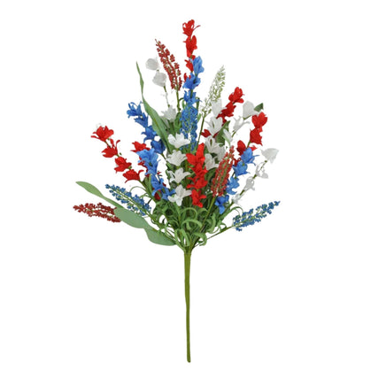 20" Patriotic Larkspur Bush